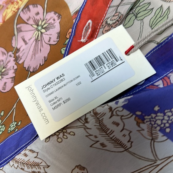 Johnny Was Cosmo Lauren Button-Down Shirt - Picture 8 of 11